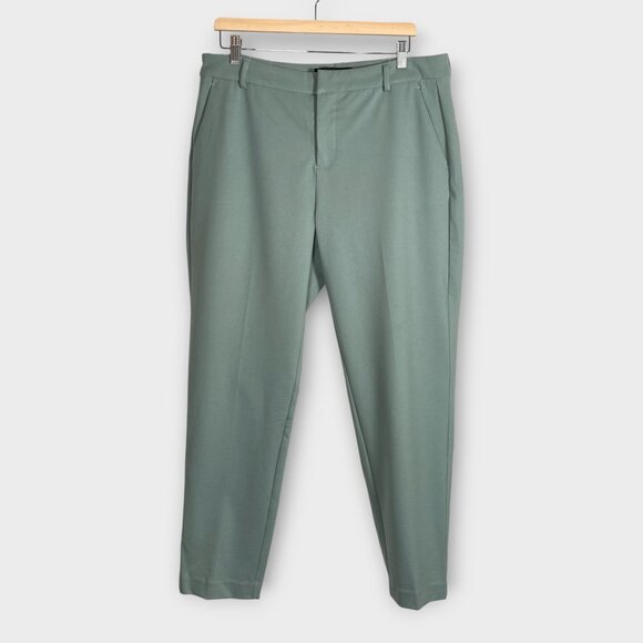 Liverpool Los Angeles Knit Trousers Pants Womans 14 Sage Green - Picture 3 of 10